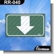 RR-040: Premade Sign - Down Arrow