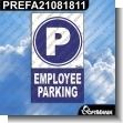 Premade Sign - EMPLOYEE PARKING