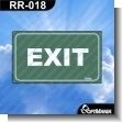 RR-018: Premade Sign - Exit