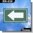RR-038: Premade Sign - Left Arrow