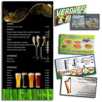 Design and printing of your advertising material