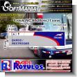 SMRR23102513: Premade PVC 3 Millimeters with Text Restrooms Advertising Material for Bus Company brand Softmania Rotulos Dimensions 31.5x7.9 Inches