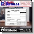 SMRR22102701: ROTULO PUBLICITARIO LIBRO DE RECIBOS POR DINERO CON ORIGINAL Y COPIA QUIMICA