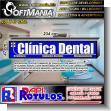 SMRR23090418: Translucent Vinyl Canvas Light Box Double Sided with Text Dental Clinic Advertising Sign for Dental Clinic brand Softmania Rotulos Dimensions 92.1x18.5 Inches