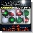 CHRISTMAS DECORATIONS - BIG GLOSSY BALLS 7 CENTIMETER