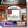 SMRR24012942: Translucent Vinyl Canvas Light Box Double Sided with Text Hotel Byblos, Resort and Casino Advertising Sign for Hotel brand Softmania Advertising Dimensions 96.5x71.3 Inches