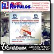 SMRR22101331: Transparent Acrylic with Reverse Lettering with Text Save Your Fingers, Save Your Hands, Save Your Life Advertising Sign for Industrial Factory of Plastic Products brand Rapirotulos Dimensions 15.7x15.7 Inches