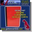 GE24011507: Cuaderno de 50 Hojas Cosido Corto y Tapa de Un Color marca Buho - 12 Unidades