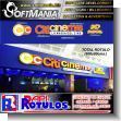ROTULO PUBLICITARIO CAJA LUMINOSA LED CON FORMA IRREGULAR Y CARA ACRILICA CON TEXTO CITI CINEMAS 3D DIGITAL PARA SALA DE CINE MARCA SOFTMANIA ADVERTISING DE DIMENSIONES 6X0.8 METROS