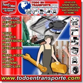 Lee el articulo completo REPUESTOS GAS GLP - VISITA TECNICA PROFESIONAL PARA EVALUACION DE INSTALACION DE GAS PROPANO DOMICILIAR