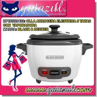 Read full article ELECTRIC RICE COOKER 5 CUPS WITH STEAMER BRAND BLACK & DECKER Read full article ELECTRIC RICE COOKER 5 CUPS WITH STEAMER BRAND BLACK & DECKER