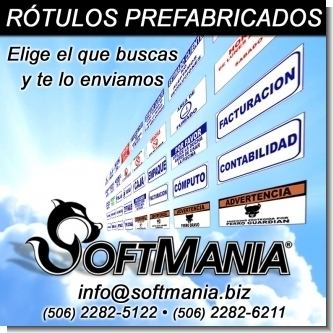 Rotulos Prefabricados Economicos listos para utilizarse con envio hacia todo el mundo