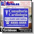 SMRR23011710: Pvc Plastic 3 Millimeters with Cut Vinyl Lettering with Text Cardiology Office Advertising Sign for Doctor Office brand Rapirotulos Dimensions 48x35.8 Inches