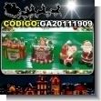 CHRISTMAS DECORATIONS - FIREPLACES AND SANTA CLAUS