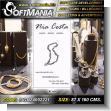 SIGN24092221: Rotulo Publicitario Banner Full Color con Ojetes de Metal para Amarrar con Texto Joyeria Nia Costa para Tienda de Joyeria marca Softmania Ads de Dimensiones 0.9x1.6 Metros