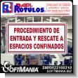 SMRR22100310: ROTULO PUBLICITARIO PVC 3 MILIMETROS CON ROTULACION VINIL DE CORTE CON TEXTO