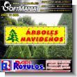 SMRR23112918: Transparent Acrylic with Reverse Lettering with Text Christmas Trees Advertising Sign for Christmas Tree Store brand Softmania Advertising Dimensions 98.4x27.6 Inches