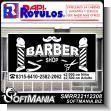 SMRR22112308: Full Color Banner with Metal Holes to Tie with Text Limited Time Offer Advertising Sign for Barbershop brand Rapirotulos Dimensions 59.1x31.5 Inches