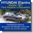 HYUNDAI Elantra Modelo 1991 - Para reparar o repuestos - Oportunidad
