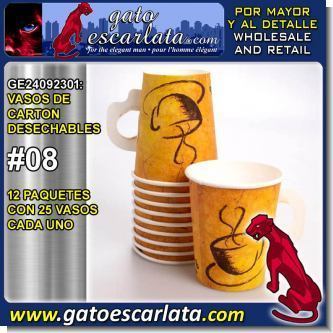 Lee el articulo completo VASOS DE CARTON DESECHABLES NUMERO 08 - 12 PAQUETES CON 25 VASOS CADA UNO Lee el articulo completo VASOS DE CARTON DESECHABLES NUMERO 08 - 12 PAQUETES CON 25 VASOS CADA UNO