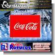 SMRR23090209: Full Color Banner with Tubular Frame with Text Coca Cola Advertising Sign for Industrial Factory of Plastic Products brand Softmania Rotulos Dimensions 78.7x63 Inches