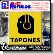 SMRR22100334: Transparent Acrylic with Reverse Lettering with Text Plugs Advertising Sign for Industrial Factory of Plastic Products brand Rapirotulos Dimensions 11.8x11.8 Inches
