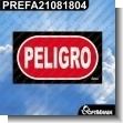 PREFA21081804: ROTULO PREFABRICADO - PELIGRO