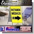 SMRR23090637: Metal Structure for Sidewalk with Reflective Vinyl Lettering Double Sided with Text Medical Opinion Advertising Sign for Doctor Office brand Signs Art Dimensions 27.6x43.3 Inches