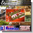 SMRR23100340: White Acrylic 3 Millimeters Full Color Printed with Text Fresitas Ice Cream Shop Advertising Sign for Ice Cream Shop brand Softmania Rotulos Dimensions 47.2x39.4 Inches