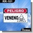 RR-101: ROTULO PREFABRICADO - PELIGRO VENENO
