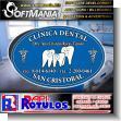 ROTULO PUBLICITARIO CAJA LUMINOSA LED CON FORMA IRREGULAR Y CARA ACRILICA CON TEXTO CLINICA DENTAL SAN CRISTOBAL PARA CLINICA DENTAL MARCA SOFTMANIA ADVERTISING DE DIMENSIONES 1.5X1 METROS