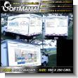 SIGN24042405: Rotulo Publicitario Publicidad para Flotilla Vehicular de Empresa Dos Caras con Texto Industria Quimica Altamira para Fabrica de Quimicos marca Softmania Ads de Dimensiones 5x2.5 Metros
