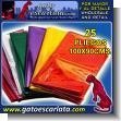 COLORED CELOPHANE PAPER - 15 SHEETS PACK