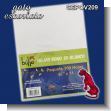 WHITE LETTER SHEETS 100 SHEETS PACK - 12 UNITS
