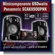 Fabuloso Minicomponente de 650 Watts de Salida marca Panasonic modelo SCAKX500PNK