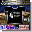 SMRR24012956: Papeleria Comercial Estampado en Serigrafia Sobre Camisetas y Uniformes con Texto Metase en La Cabeza No Tirar Basura para Hotel marca Softmania Ads