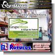 SMRR23113021: 30 Micron Magnetic for Vehicle Printing Full Color Double Sided with Text Grupo Mega in Charge of Everything Advertising Sign for Wholesale Warehouse brand Softmania Advertising Dimensions 23.6x15.7 Inches