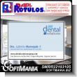 SMRR22103105: Rotulo Publicitario Tarjetas de Presentacion con Texto Cirujano Dentista, Universidad de Costa Rica para Clinica Dental marca Rapirotulos de Dimensiones 8x5 Centimetros