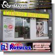 Iron Sheet with Full Color Adhesive Vinyl Labeling with Text Darmando Beauty Salon Advertising Sign for Beauty Salon brand Softmania Rotulos Dimensions 26.9x2.6 Foot