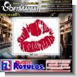 SMRR23112907: White Acrylic 3 Millimeters with Cut Vinyl Lettering with Text Red Lips in Cutting Vinyl Advertising Sign for Clothing Store brand Softmania Advertising Dimensions 35.4x27.6 Inches