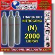 TTNI23071001: Rotation Gas Cylinder Nitrogen (n) of 2000 Pound with Refill Included
