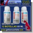 GE24041901: Agua Oxigenada Peroxido de Hidrogeno 10 Vol - 12 Botellas de 60 Ml Cada Una
