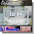 Sandblasted Type Adhesive on Windows and Doors with Text Monterra, Living in Harmony, Tambor - Costa Rica Advertising Sign for Hotel brand Softmania Advertising Dimensions 38.6x22 Inches
