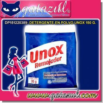 Lee el articulo completo DETERGENTE EN POLVO MARCA  UNOX 150 GRAMOS