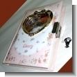 DIARY WITH PADLOCK FOR GIRLS STYLE 06 - 14X18 CENTIMETERS