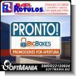 SMRR22120604: Pvc Plastic 3 Millimeters with Cut Vinyl Lettering with Text Bicboxes Opening Offers Advertising Sign for Rental Warehouses brand Rapirotulos Dimensions 35.4x23.6 Inches