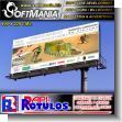 SMRR23100217: Metal Billboard with Tubular Structure and Full Color Printing with Text Fecoci Recording Backpanel Advertising Sign for Sports Association brand Softmania Rotulos Dimensions 13.1x7.2 Foot