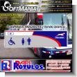 SMRR23102514: Premade PVC 3 Millimeters with Text Mens, Womens and Special Capacity Restrooms Advertising Material for Bus Company brand Softmania Rotulos Dimensions 31.5x7.9 Inches