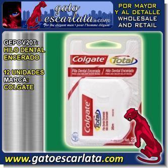 Lee el articulo completo HILO DENTAL ENCERADO MARCA COLGATE - 12 UNIDADES