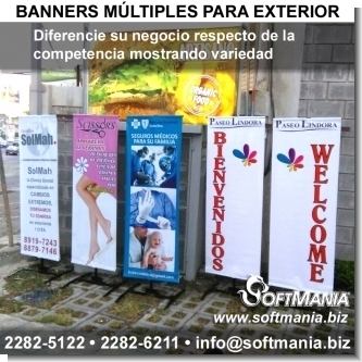 Multiple Outdoor Banners